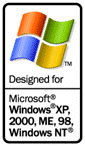 Designed for Windows XP/2000/Me/98/NT4